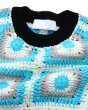 画像3: NEON SIGN / Crochet Sweater (BLUE/BLACK) (3)