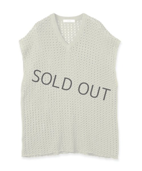 画像1: JieDa / KNIT VEST (SAGE GREEN) (1)