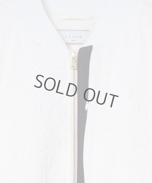 画像4: TAUPE/PEISLEY JQ BOMBER JACKET (WHITE) (4)