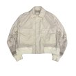 画像1: licht bestreben / FLIGHT JACKET (IVORY) (1)