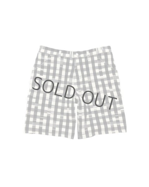 画像1: NEON SING / Glitch Gingham Wide Shorts (1)