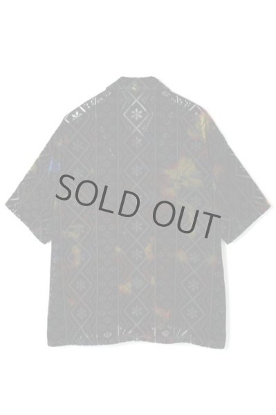 画像2: TUITACI / VINTAGE LACE VELVET SHIRTS (BLACK) (2)