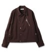 画像1: JieDa / FLAP SHIRT(BROWN) (1)