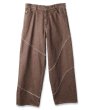 画像1: JieDa / COLOR DISTORTED DENIM PANTS(BROWN) (1)