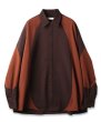 画像1: JieDa / SWITCHING SHIRT (BROWN) (1)