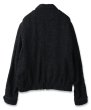 画像2: JieDa/TWEED ZIP SHIRT (BLACK) (2)