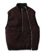 画像1: JieDa/Thinsulate REVERSIBLE PADDED VEST (BLACK/BROWN) (1)