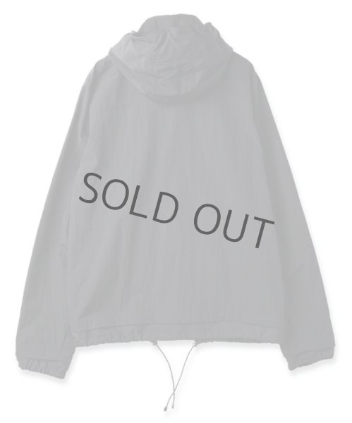 画像2: JieDa/ZIP UP NYLON HOODIE (BLACK) (2)