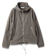 画像1: JieDa/ZIP UP NYLON HOODIE (GRAY) (1)