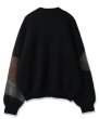 画像2: JieDa/MULTI COLOR KNIT(BLACK) (2)