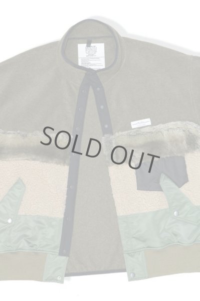 画像3: elephant TRIBAL fabrics / Chaos Boa Blouson (KAHKI) (3)