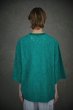 画像3: TAUPE / FLOWER LACE S/S TOP(GREEN) (3)