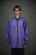 画像2: TAUPE / ORGANDY W POCKET SHIRTS (PURPLE) (2)