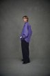 画像5: TAUPE / ORGANDY W POCKET SHIRTS (PURPLE) (5)