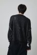 画像2: DISCOVERED /MOHAIR HEART&BONE KNIT (BLACK) (2)