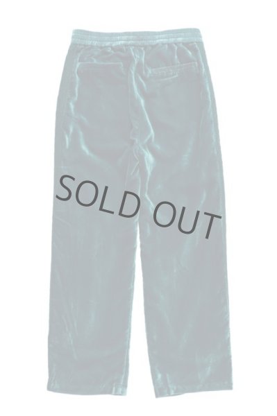 画像2: TUITACI / CHAMBRAY VELVET SLEEPING PANTS (GREEN) (2)