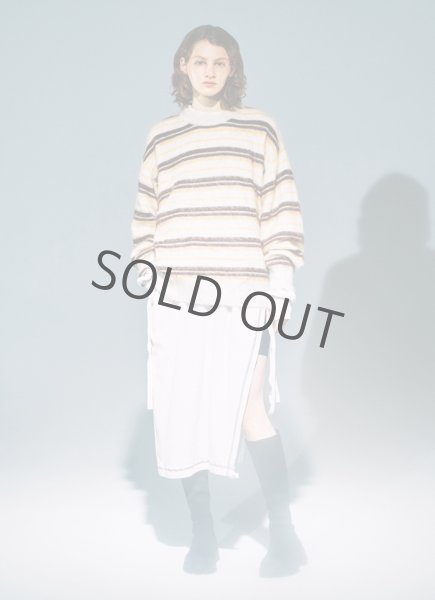 画像4: ANEI / CORE SWEATER S.D.B(OATMEAL STRIPE) (4)
