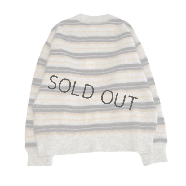 画像2: ANEI / CORE SWEATER S.D.B(OATMEAL STRIPE) (2)