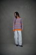 画像3: TAUPE / DIAMOND JQ CREW NECK KNIT(ORANGE) (3)