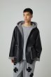 画像1: DISCOVERED / MOUTON ZIP HOODIE(BLACK) (1)