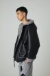 画像2: DISCOVERED / MOUTON ZIP HOODIE(BLACK) (2)