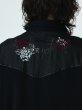 画像3: 71MICHAEL / JERSEY EMBROIDERED WESTERN SHIRT (BLACK) (3)