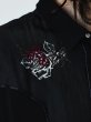 画像5: 71MICHAEL / JERSEY EMBROIDERED WESTERN SHIRT (BLACK) (5)