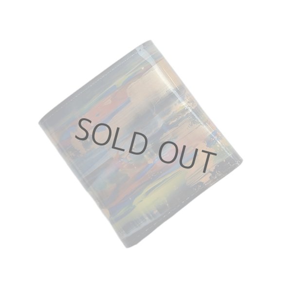 画像2: macromauro/ paint wallet P(2つ折り財布/BLACK) (2)