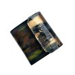 画像1: macromauro/ paint wallet P(2つ折り財布/BLACK) (1)