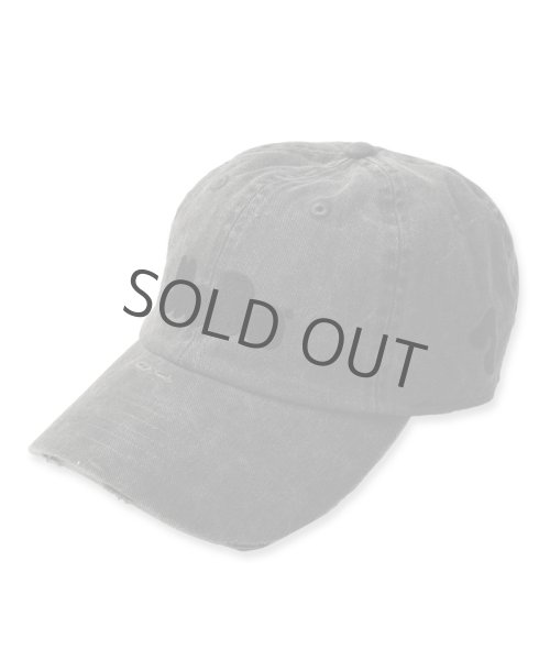 画像1: JieDa / JieDa LOGO DAMAGE CAP (BLACK) (1)