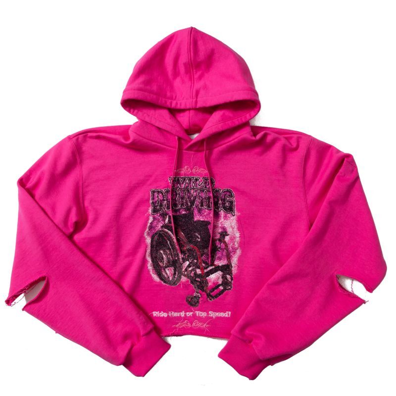 SALE / 30%OFF] doublet / MAGNET ATTACHED HOODIE (PINK) - Proof Of