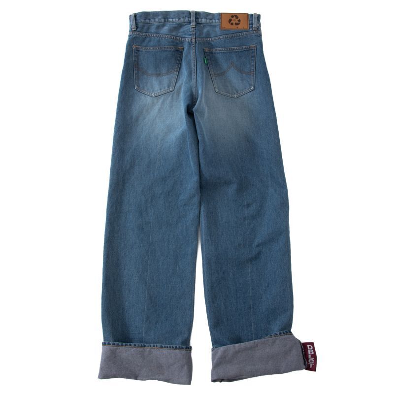 doublet / RECYCLE DENIM LOW-RISE DENIM PANTS (INDIGO) - Proof Of Power