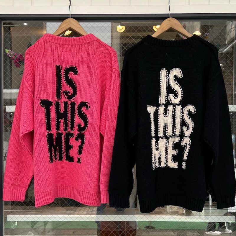 doublet / “IS THIS ME?” KNITWEAR (BLACK) - Proof Of Power